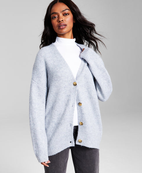 Women's Drop Shoulder Cardigan Sweater
